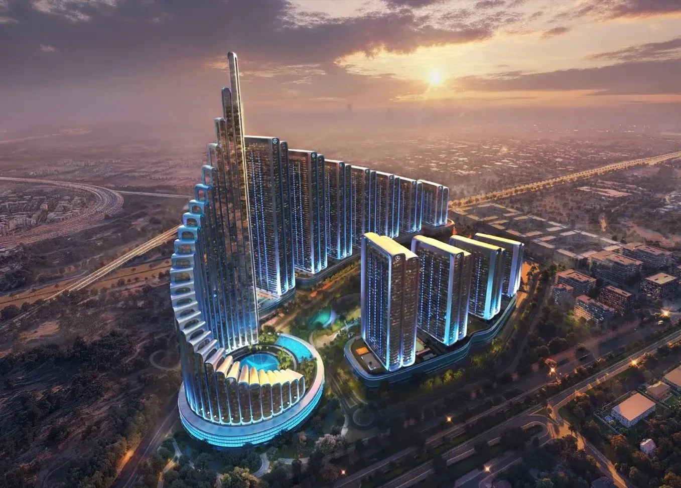 Luxury 1BR | Mercedes-Benz Places